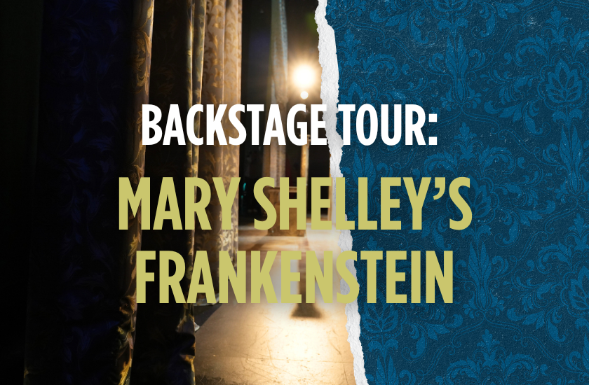 More Info for Backstage Tour: Mary Shelley's Frankenstein